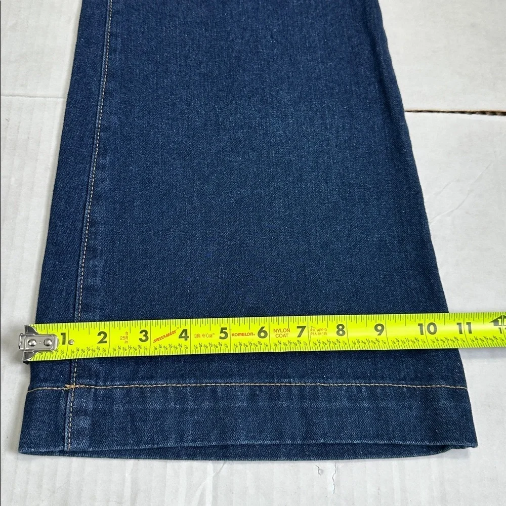Sam Edelman Bay Flare Trouser Jeans Women’s 27 High Rise Wide‎ Leg NWT Dark Wash